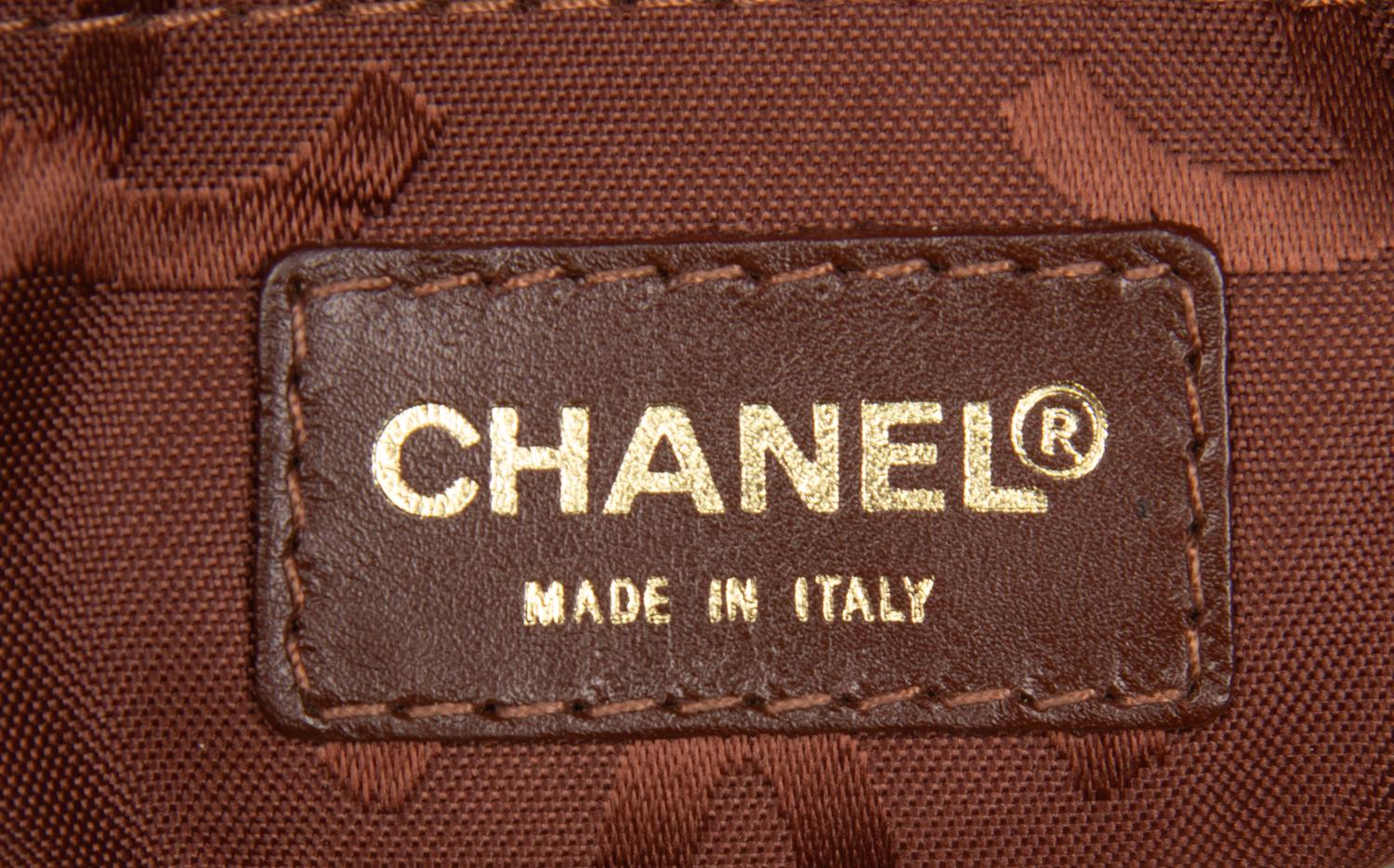 CHANEL, SURPIQUE LEATHER HOBO BAG
