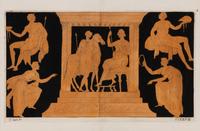 A Group of Eight Hand-Colored Engravings of Vase Designs