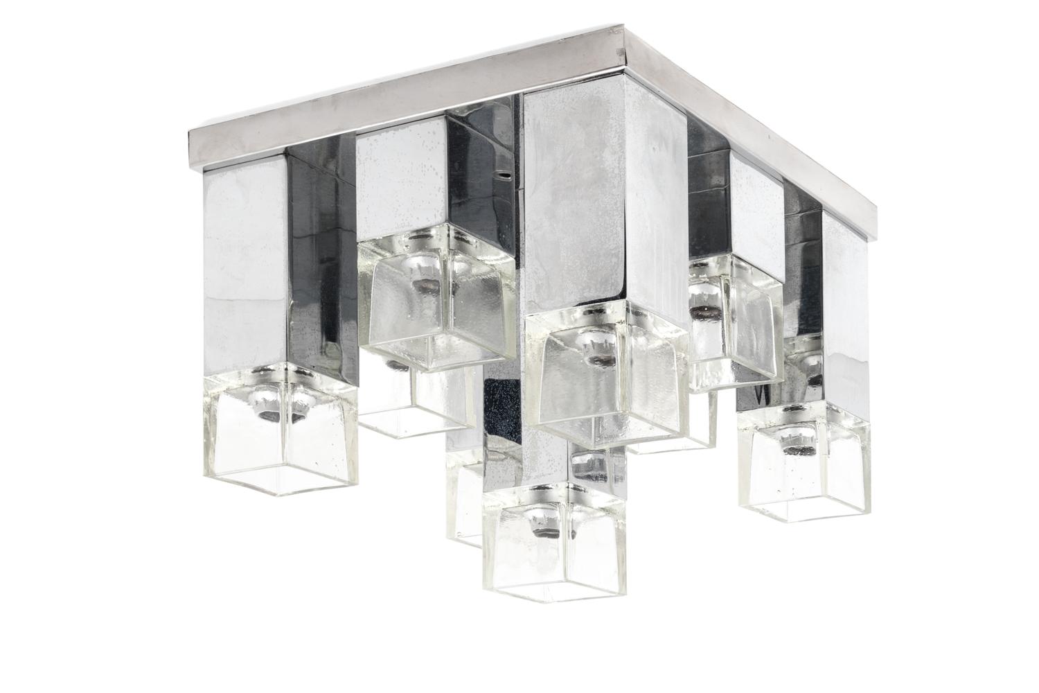 Ceiling Fixture Sciolari Lighting, Italy, Imported by Lightolier