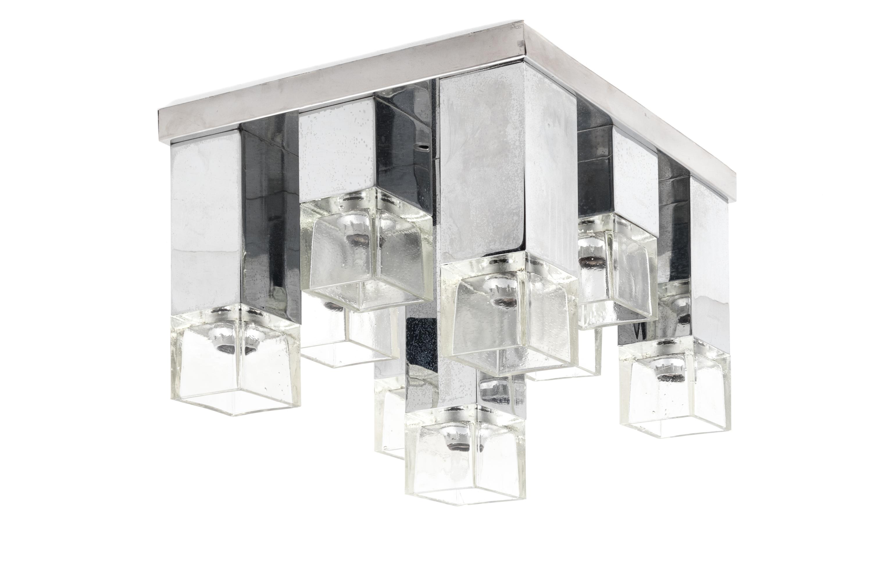 Ceiling Fixture Sciolari Lighting, Italy, Imported by Lightolier