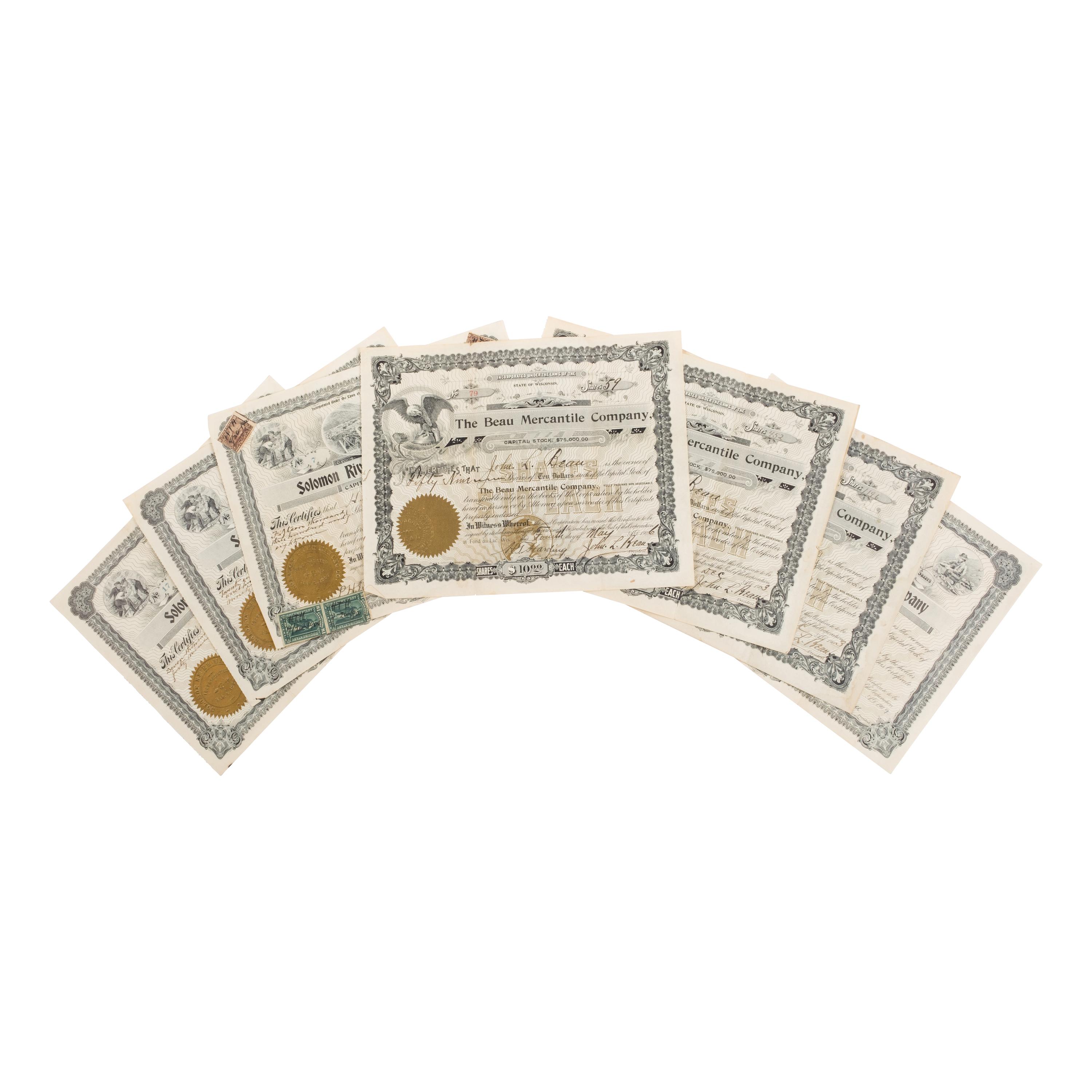 [Alaska - Nome Gold Rush]. An archive of materials relating to the Nome Gold Rush, comprising: