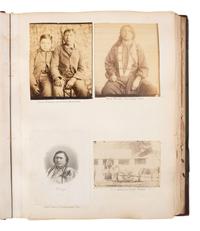 [NATIVE AMERICANS]. JUNKIN, William W. (1831-1903). A Collection of Indian Photographs and Views with Photos of a Few White Employes [ sic ] Together with Some Indian Letters and Paintings. Made by W.W. Junkin, Fairfield, Iowa. 1889-93.