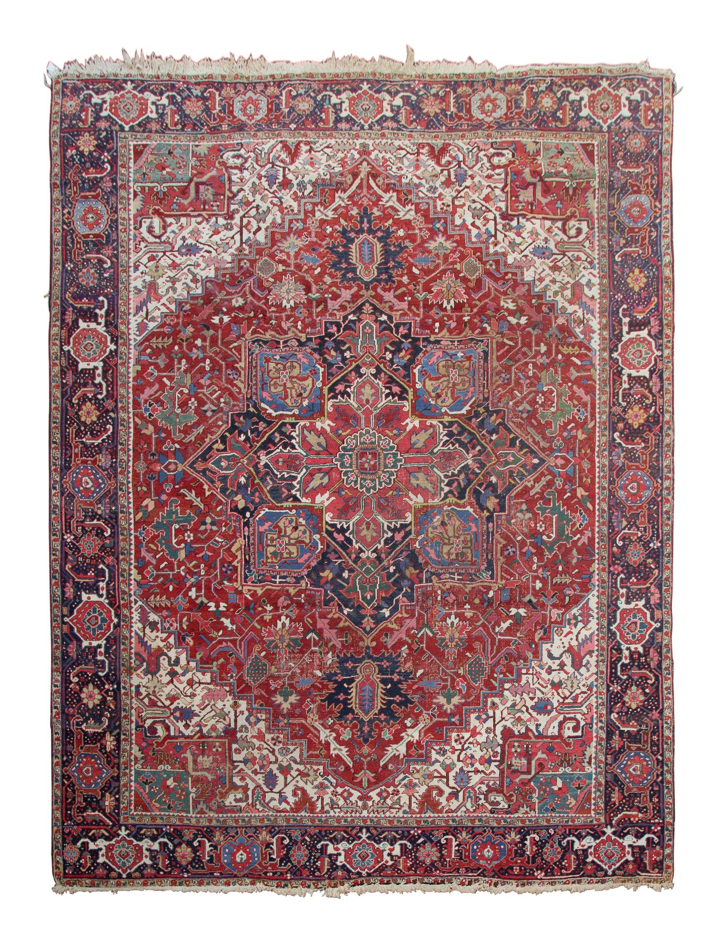 A Heriz Wool Rug