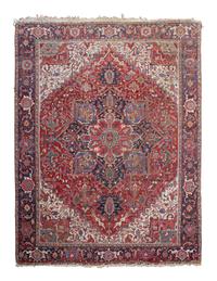 A Heriz Wool Rug