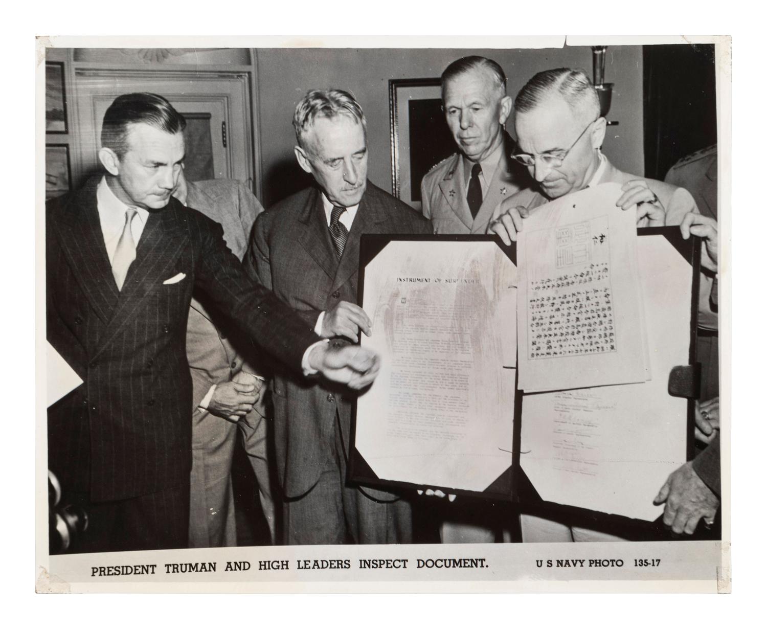 [PRESIDENTS] Photographs and ephemera related to Presidents Kennedy, FDR, Truman, and Reagan.