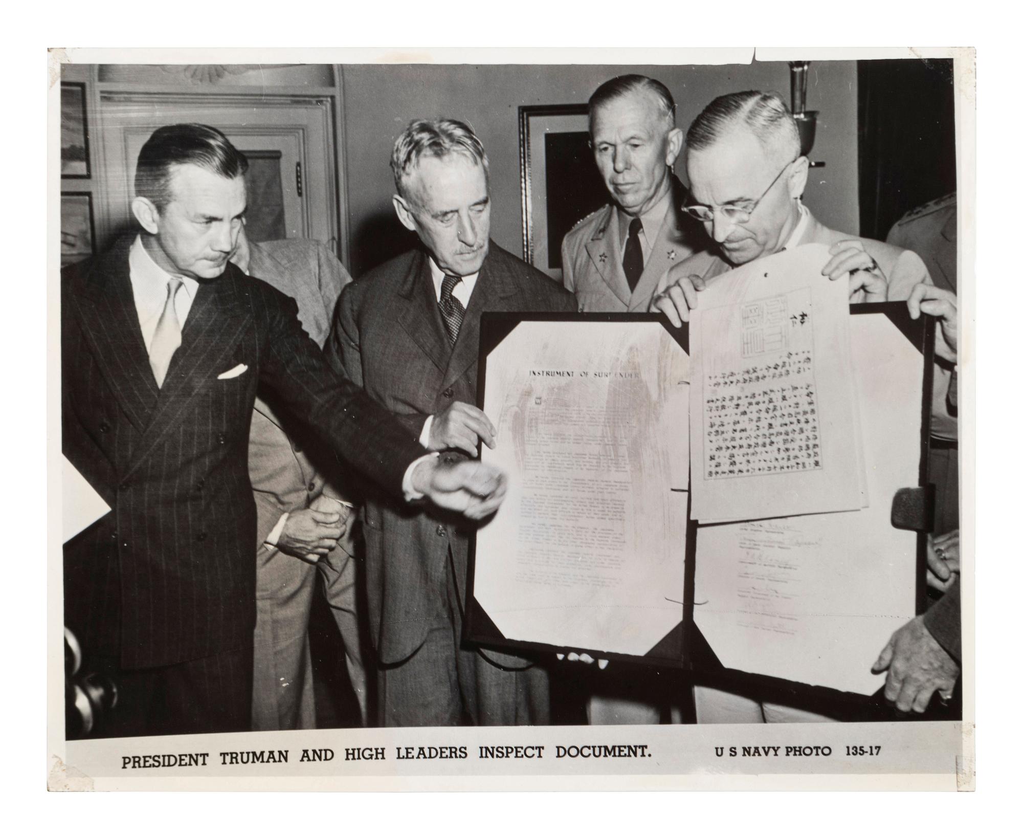 [PRESIDENTS] Photographs and ephemera related to Presidents Kennedy, FDR, Truman, and Reagan.