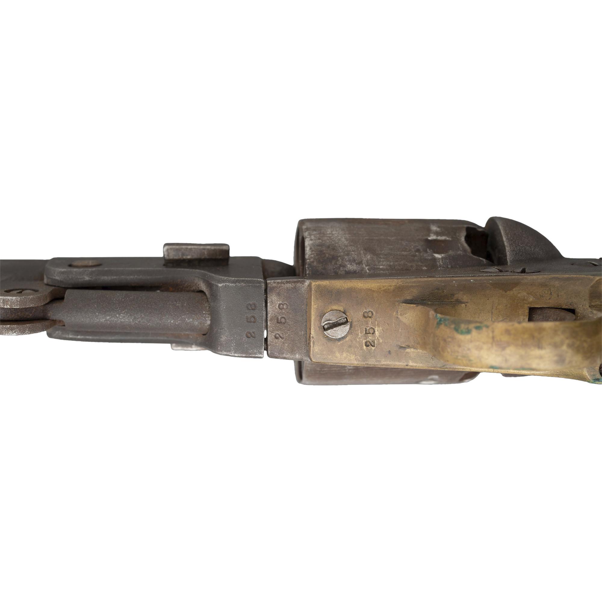 "Leech & Rigdon" Marked Replica Percussion Revolver & Period Holster