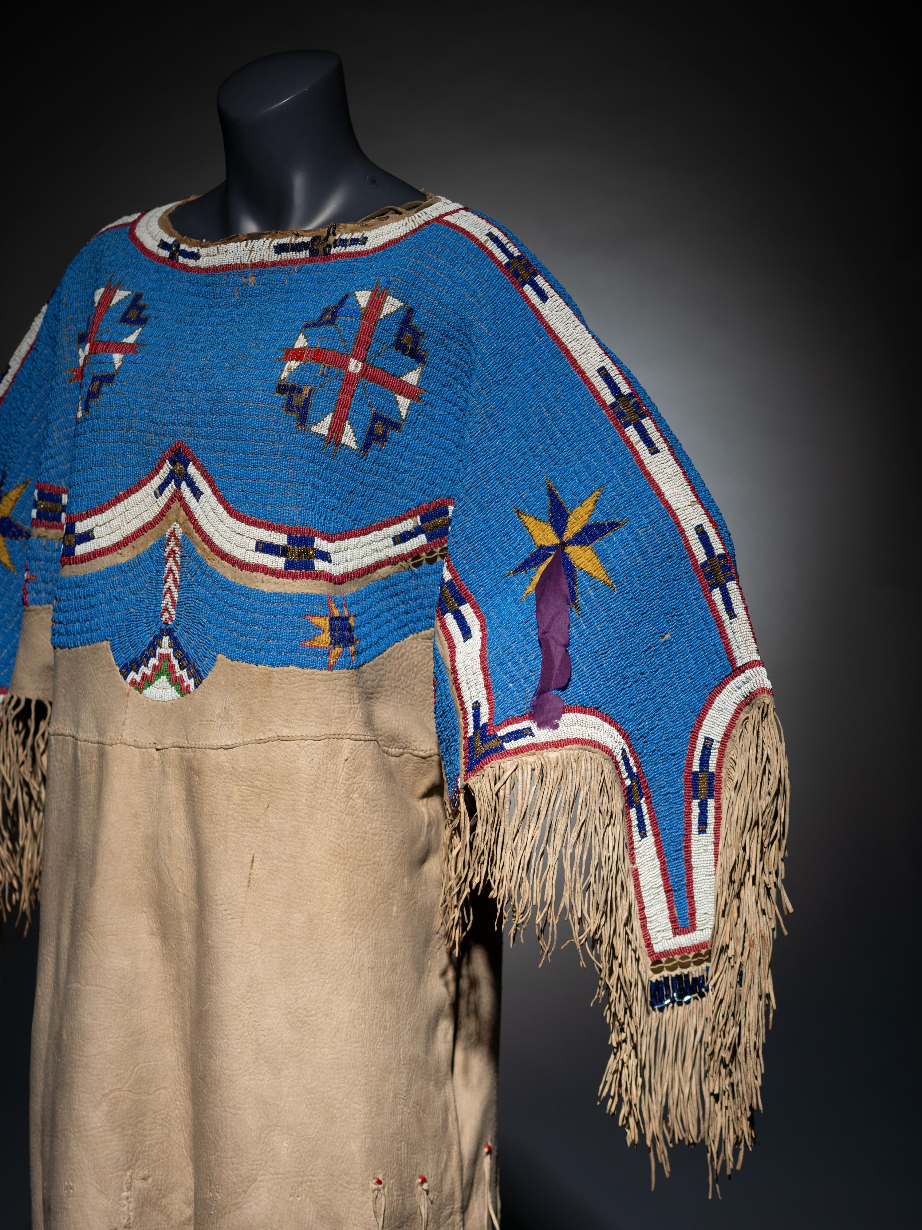 Sioux Beaded Hide Dress