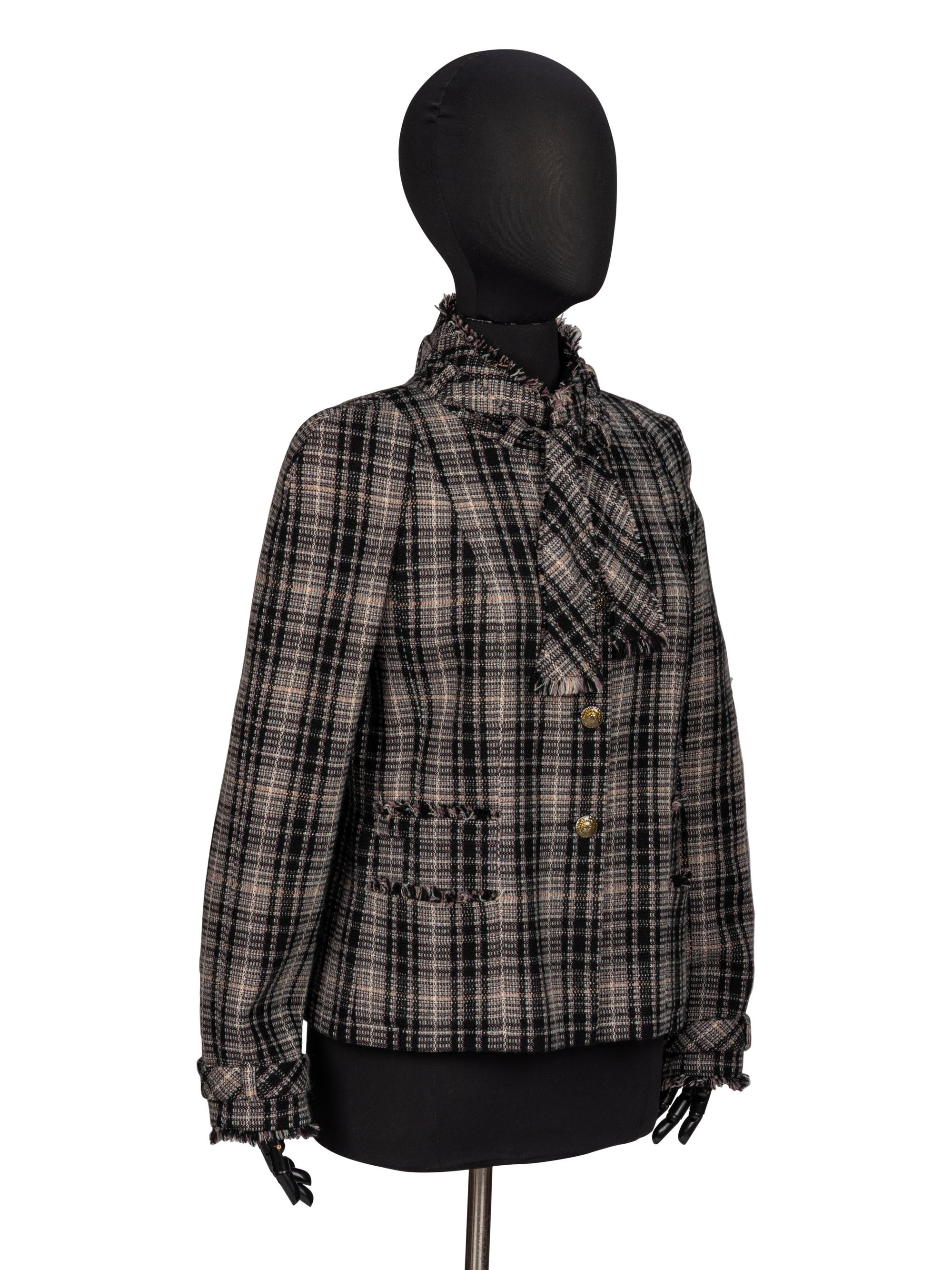 Chanel, Plaid Tweed Jacket