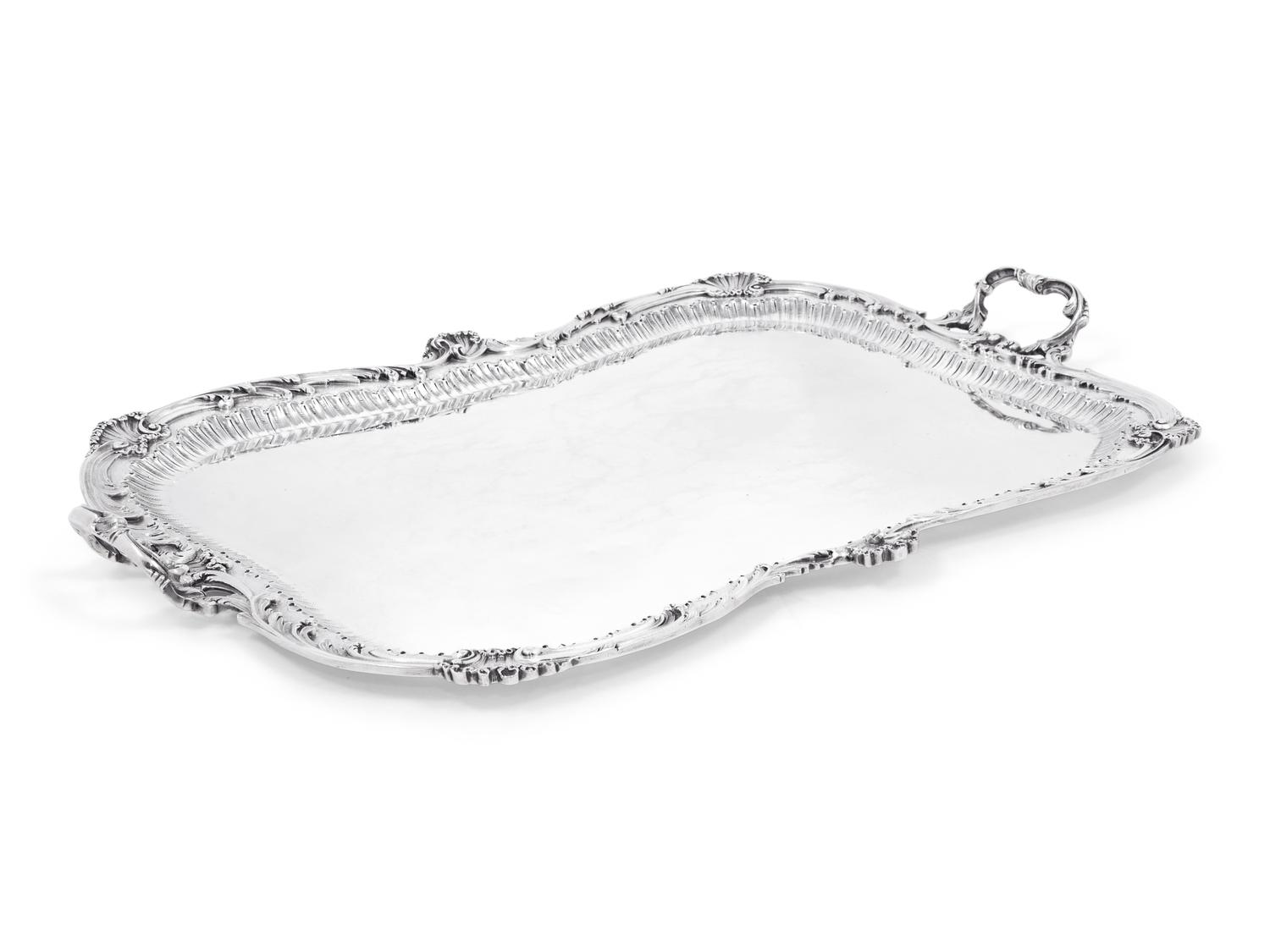 A French Silver Serving Tray