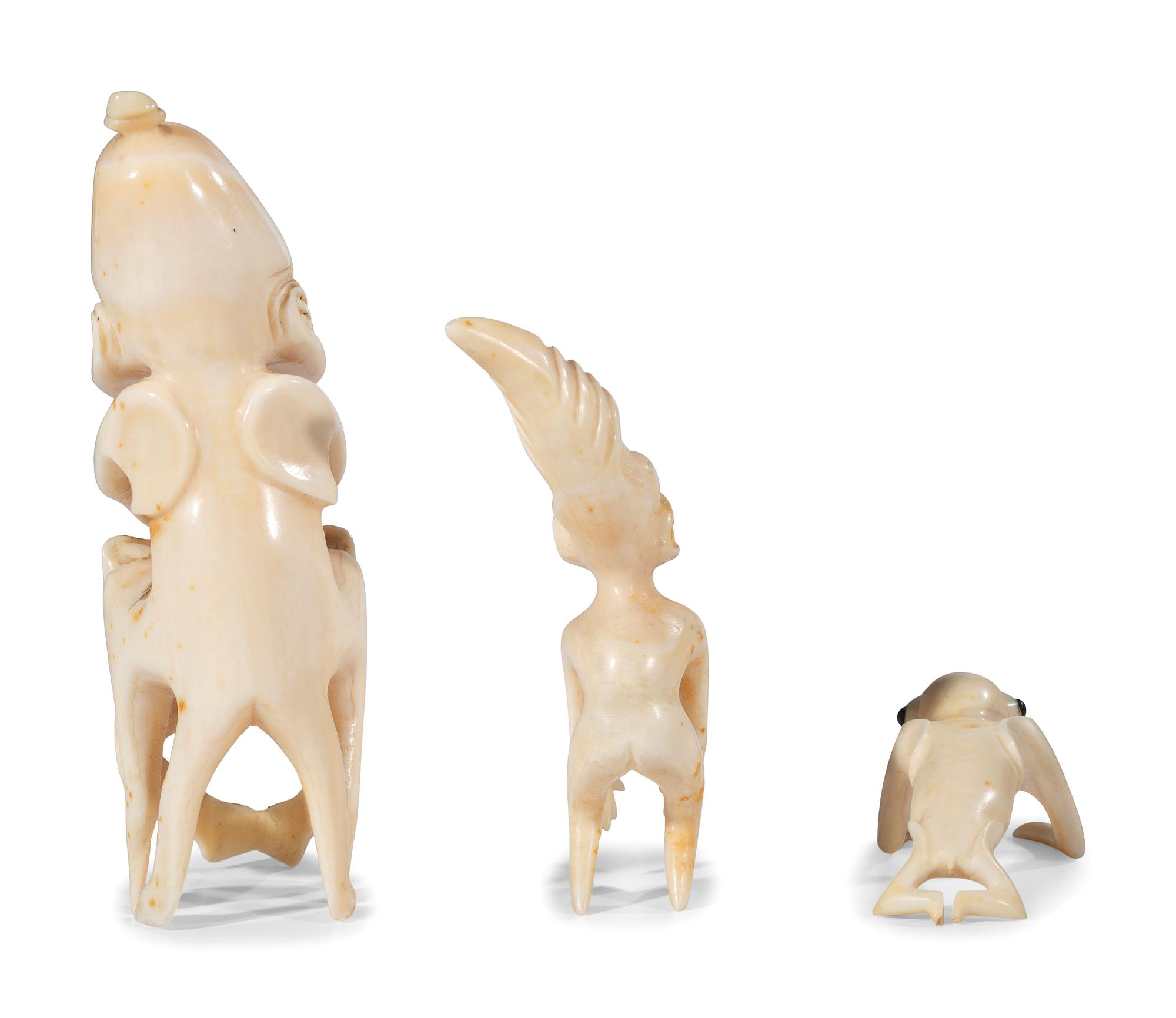 Greenlandic Inuit Carved Tupilaks