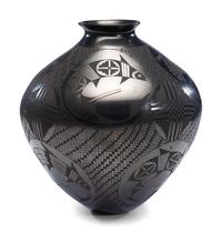 Blackware Pottery Jar