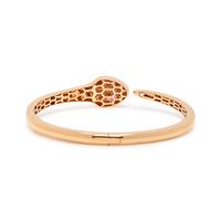 BVLGARI, ROSE GOLD AND DIAMOND 'SERPENTI' BANGLE BRACELET