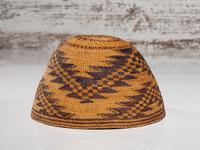 Modoc Polychrome Basketry Hat