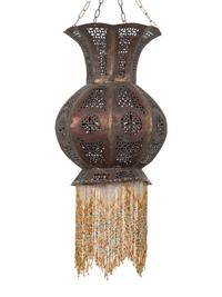 A Group of Three Syrian Brass Lanterns