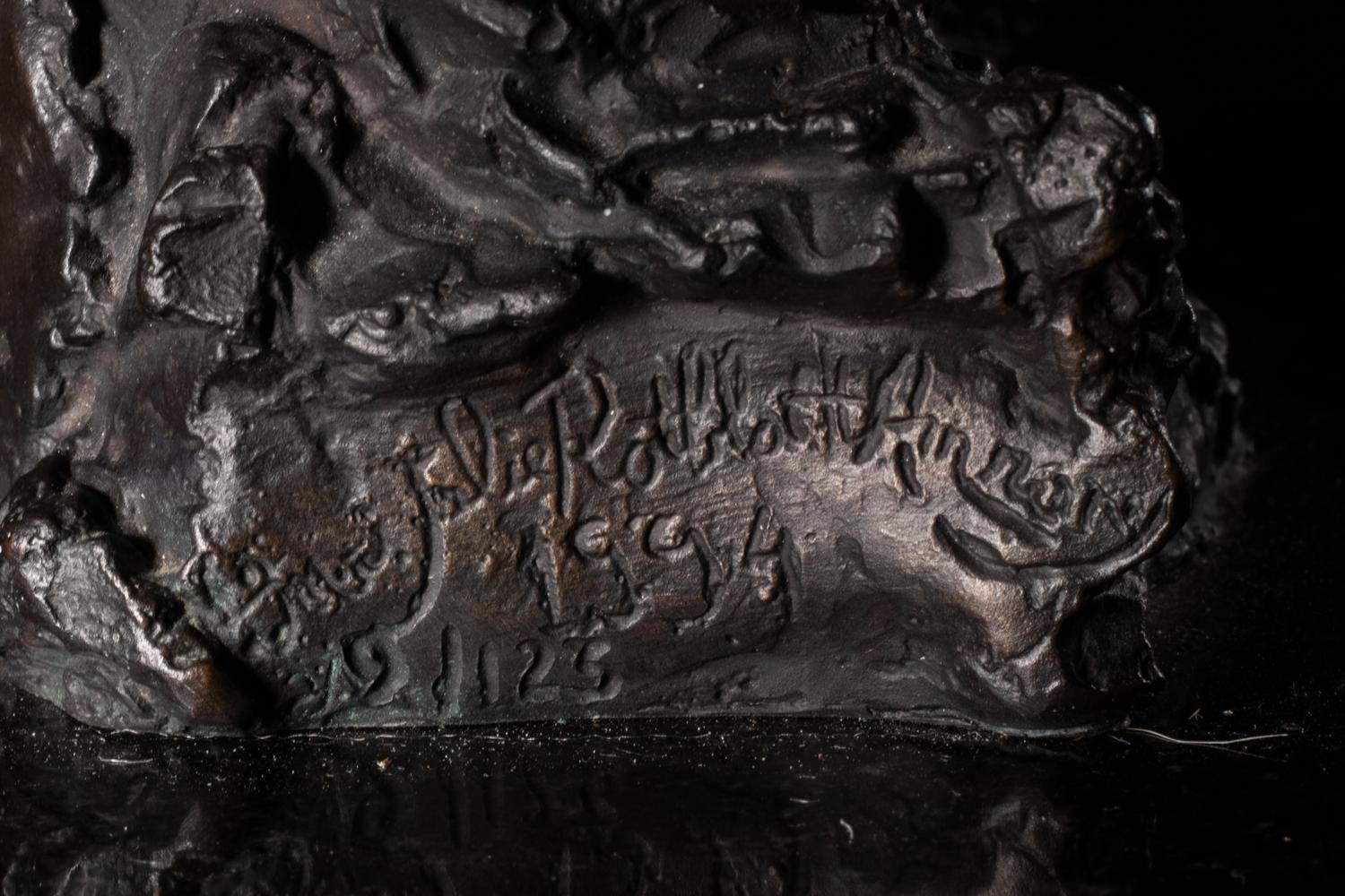 A 1994 Michael Jordan United Center Bronze Maquette, "The Spirit,"