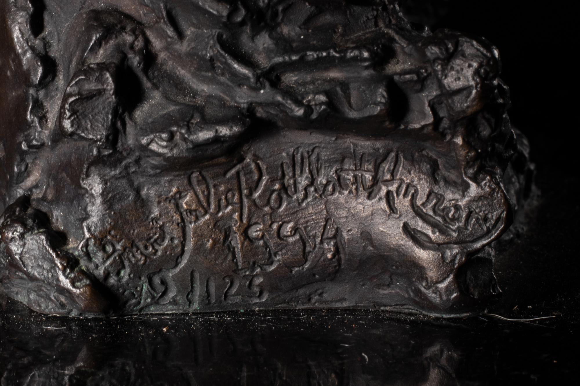 A 1994 Michael Jordan United Center Bronze Maquette, "The Spirit,"