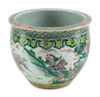 A Chinese Export Porcelain Fishbowl