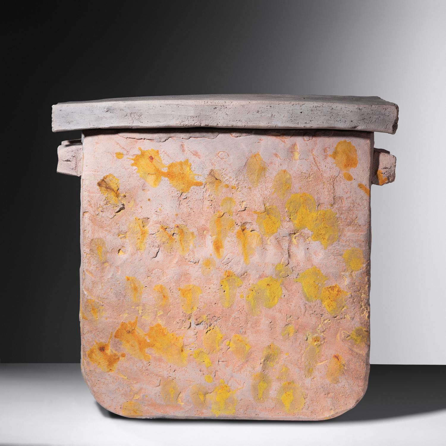 Untitled (Handled Vessel with Lid)
