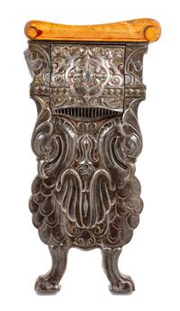 An Oriental Theater Auditorium Figural Seat End Height 25 1/2 inches. — CIRCA 1920'S