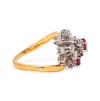 DIAMOND AND RUBY RING