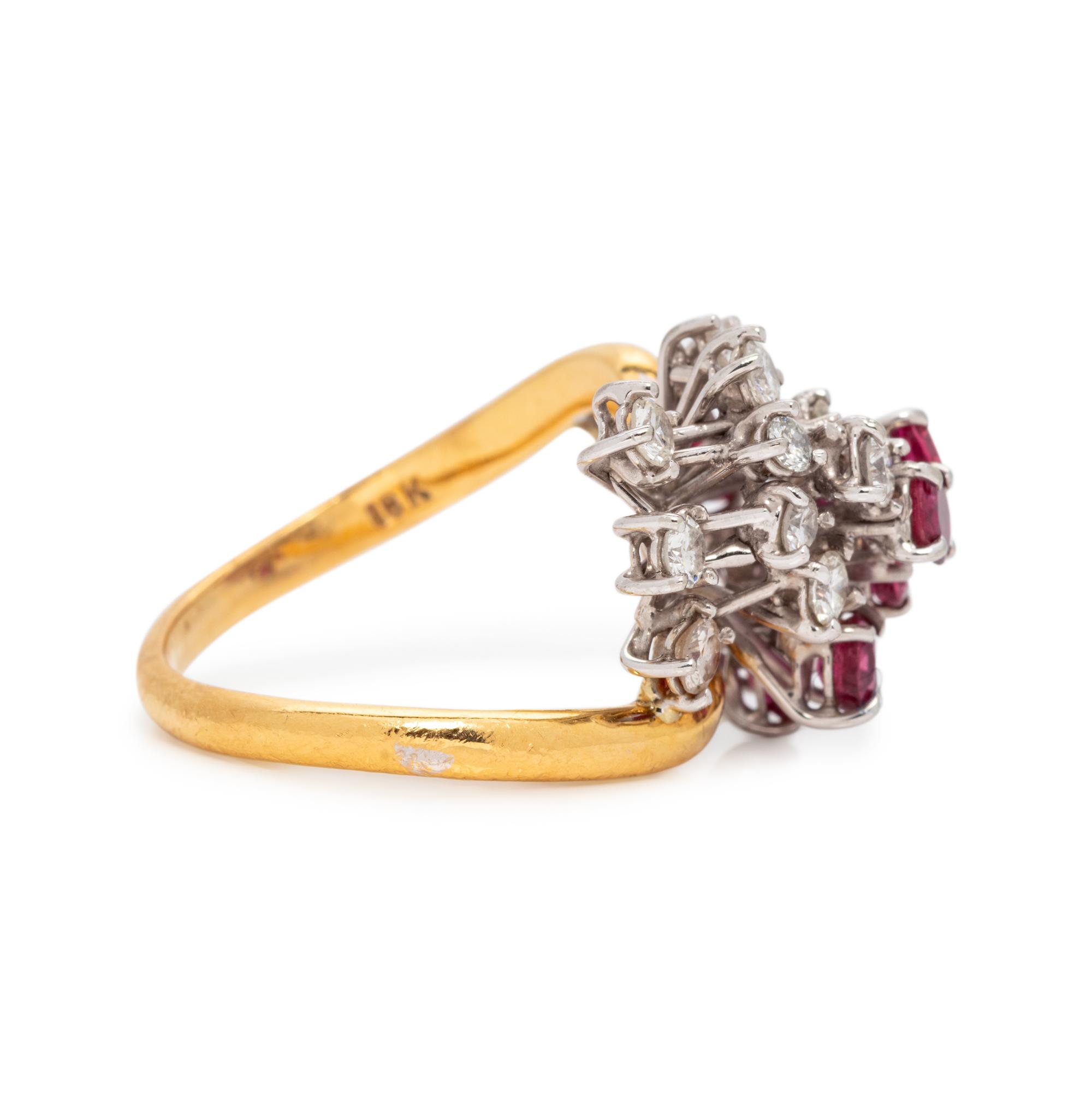 DIAMOND AND RUBY RING