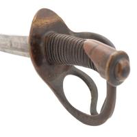 Imported S&K Model 1840 Heavy Cavalry Saber with Old Copper Tag Identifying it to Lt. J.G. Fonda with Mexican War and Civil War Service