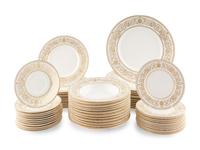A Royal Worcester Porcelain Dinner Service