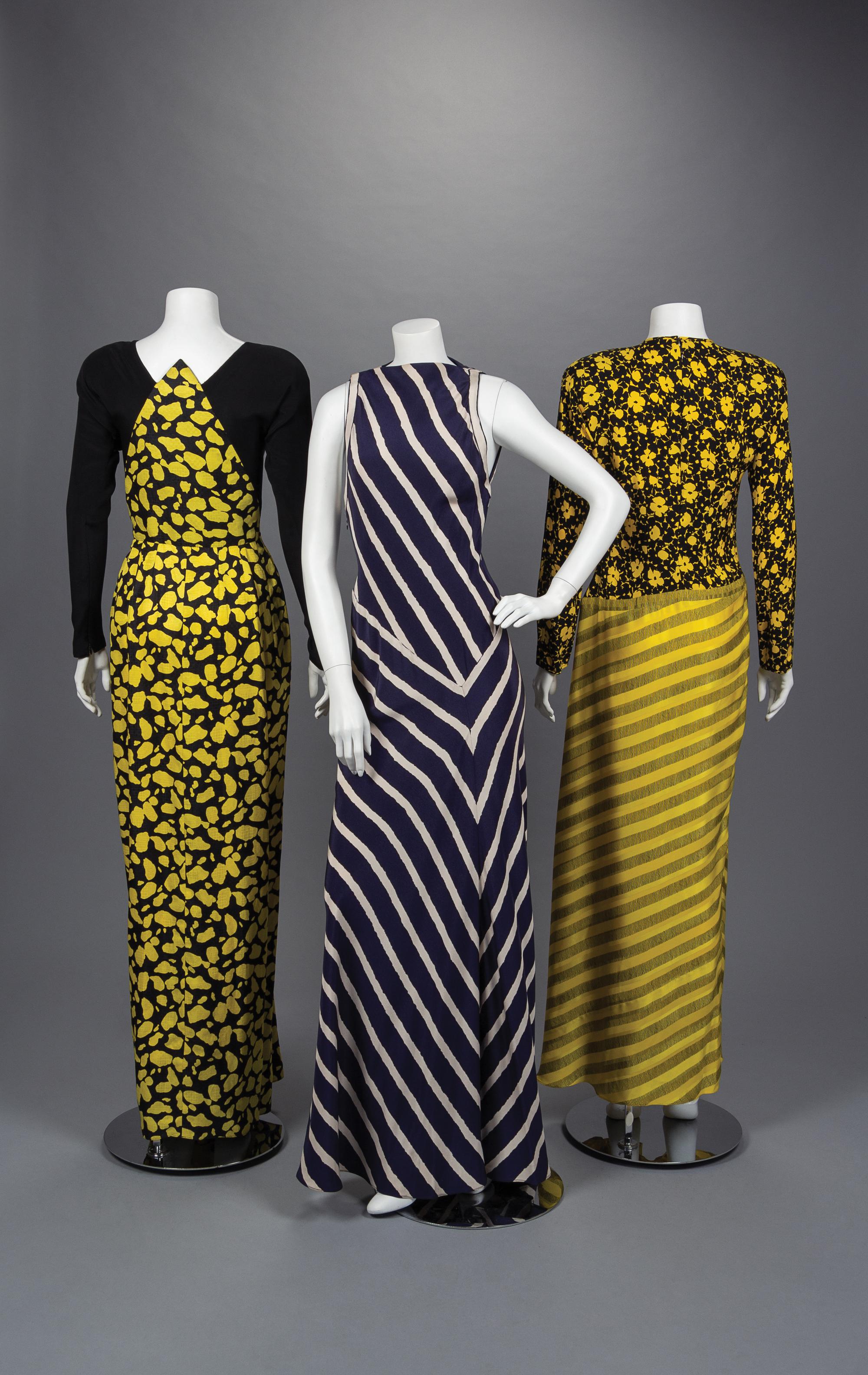 Three Geoffrey Beene Dresses, Spring 1986