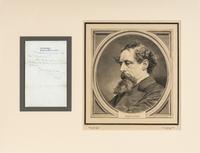 DICKENS, Charles (1812-1870). Autograph note signed (“Charles Dickens”), to Messrs. Newcome & Co., 20 October 1869.
