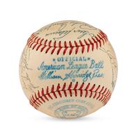 A 1950 Chicago White Sox Team Signed Autograph Baseball