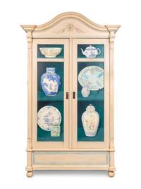 A Continental Painted Cabinet — 20TH CENTURY