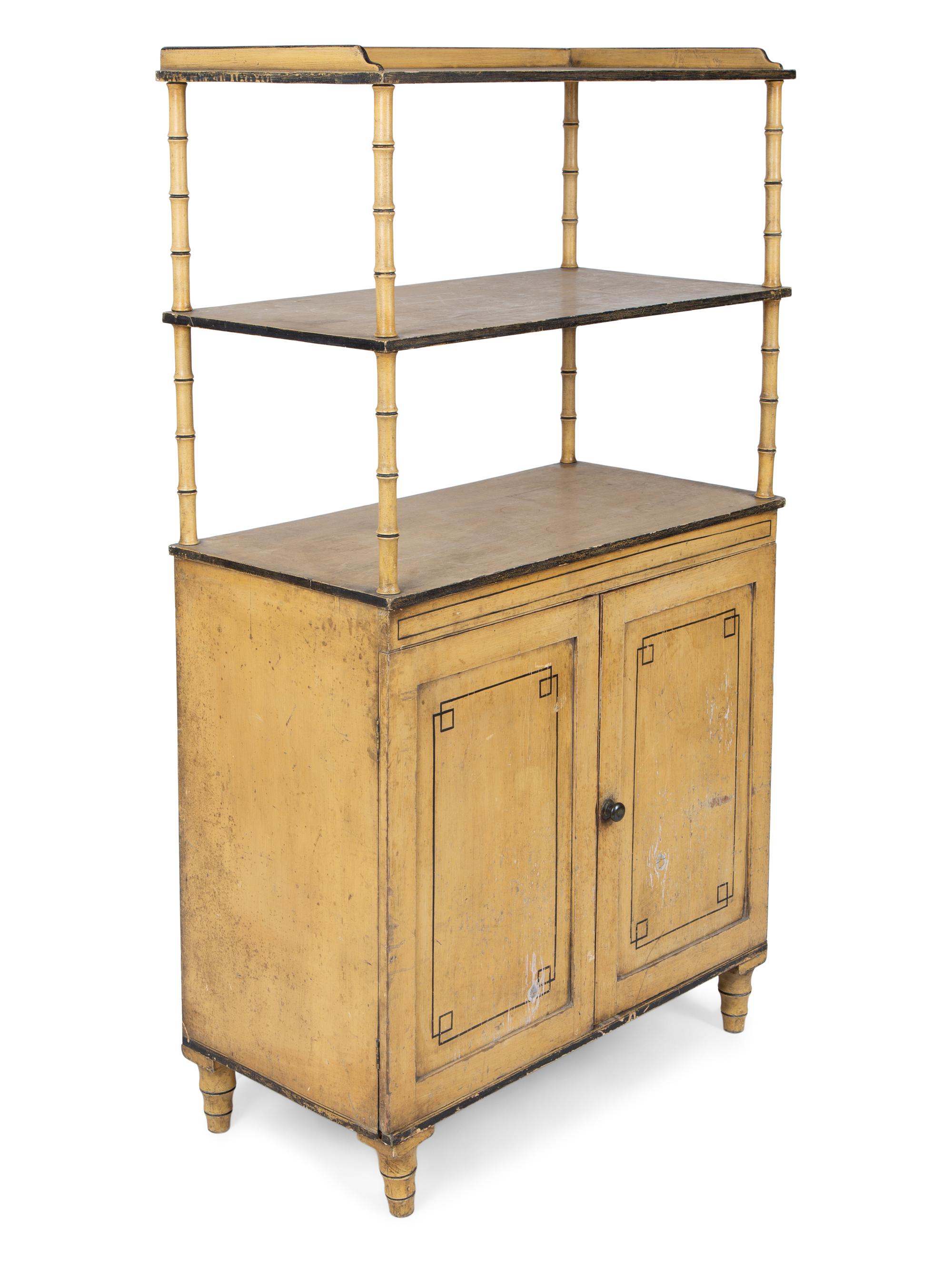 A Regency Style Painted Etagere — EARLY 20TH CENTURY
