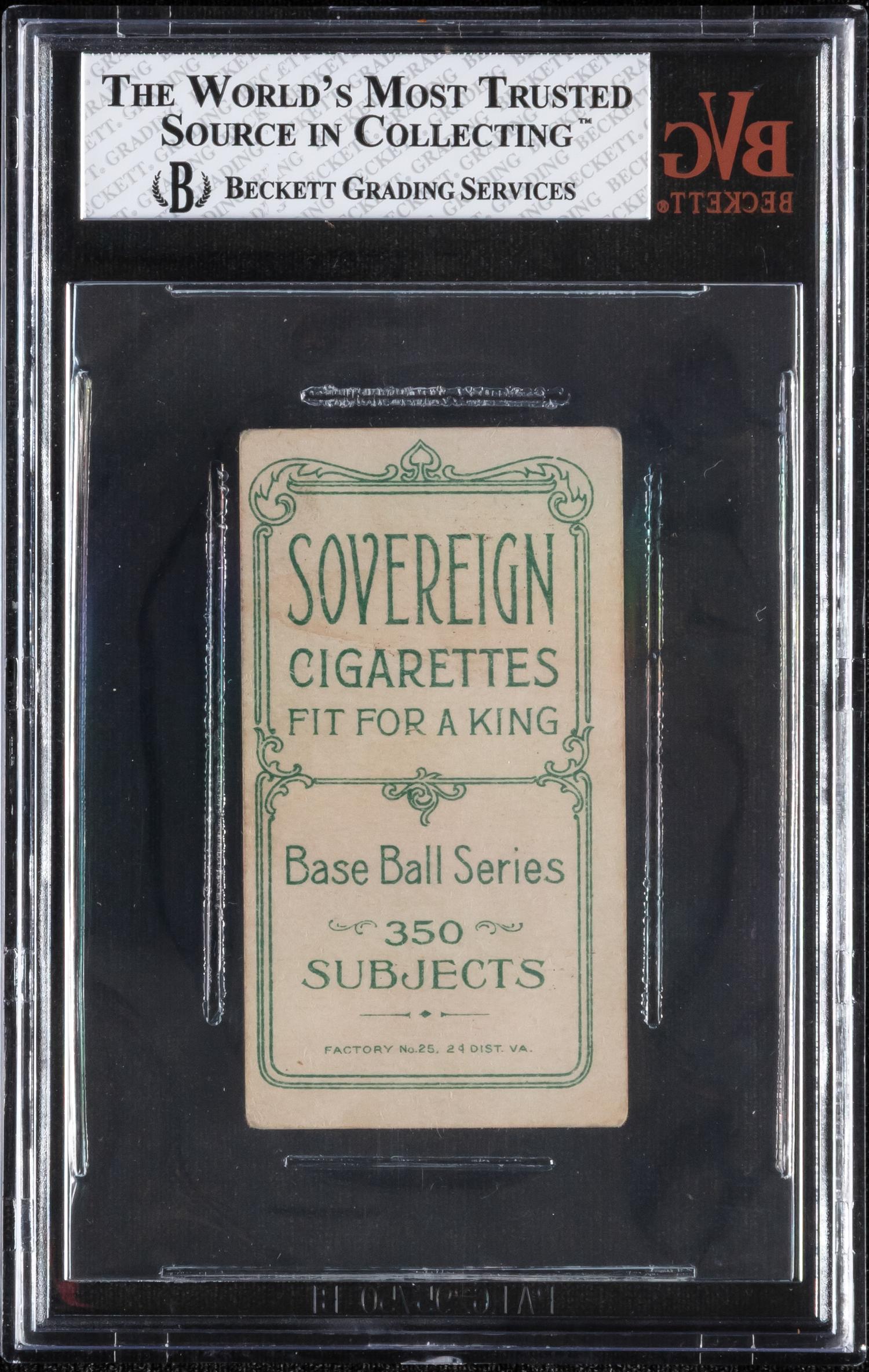 A 1909-11 T206 Dode Paskert Baseball Card (Sovereign) BVG 3.5 VG+