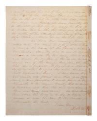 [POLITICS]. St. JOHN, D. B. Autograph letter signed ("D. B. St. John"), to Jonathan W. Hasbrouck. Washington, D.C., 22 February 1848.
