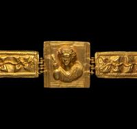 A Roman Gold Diadem or Girdle Featuring Diana