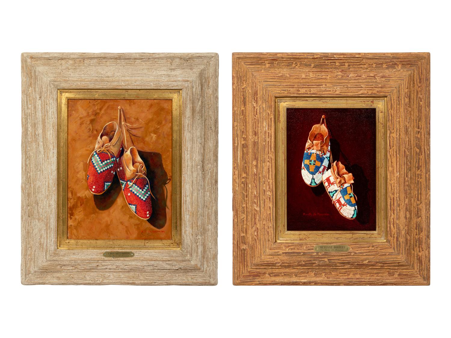 Two Works: Cheyenne Booties and Sioux Child's Moccassins