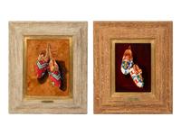 Two Works: Cheyenne Booties and Sioux Child's Moccassins
