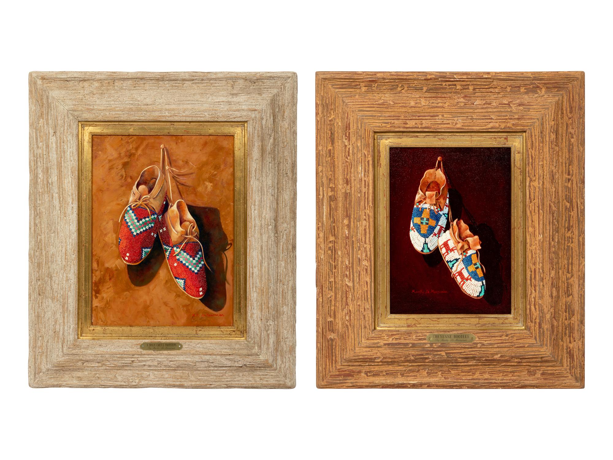 Two Works: Cheyenne Booties and Sioux Child's Moccassins