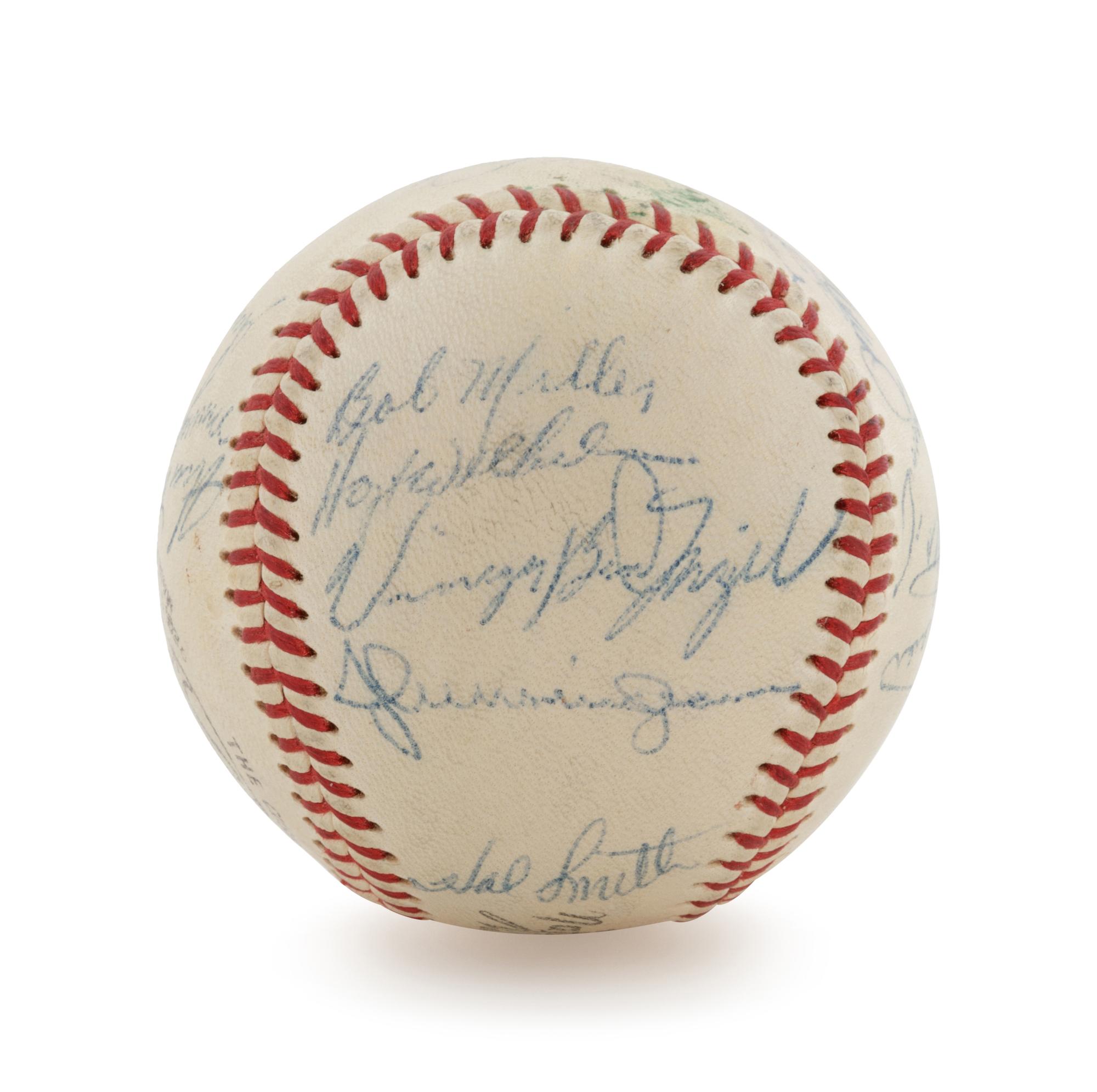 A 1957 St. Louis Cardinals Team Signed Baseball