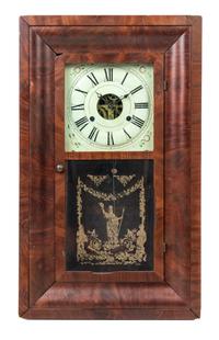 An American Mahogany Ogee Shelf Clock Height 26 inches. — SETH THOMAS, 19TH CENTURY