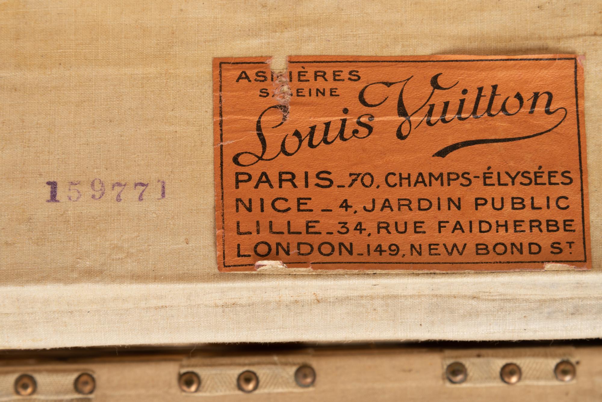 Bertha Palmer's Louis Vuitton Trunk, Late 19th Century