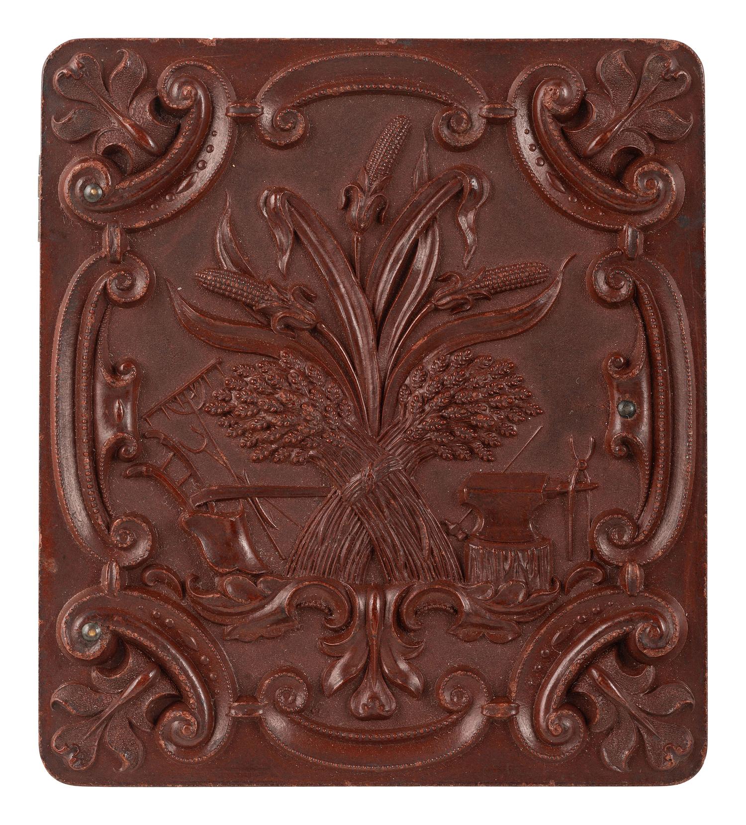 [AGRICULTURE]. St. Louis Agricultural and Mechanical Association silver presentation medal. Ca 1870s.