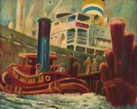 Charles Rosen (American, 1878-1950) - New York Harbor