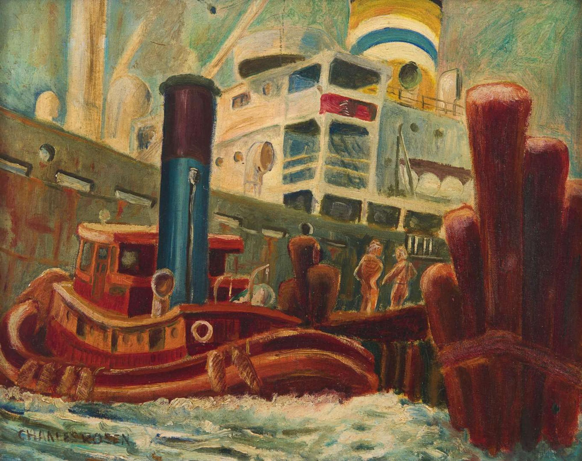 Charles Rosen (American, 1878-1950) - New York Harbor
