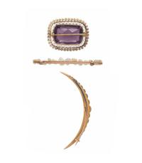 Antique, Collection of Seed Pearl Brooches