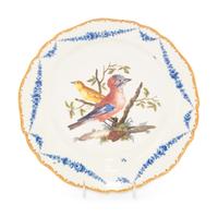 A Meissen Porcelain Ornithological Plate