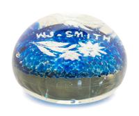 Three American Commemorative Glass Paperweights