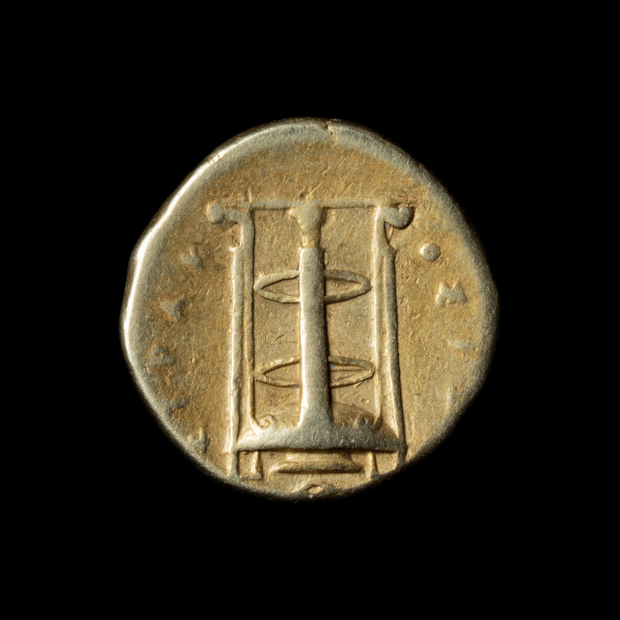 [ANCIENTS] SICILY. Syracuse. Time of Dion (c. 357-353). El 50 Litrai. (3.5 g, 15mm)
