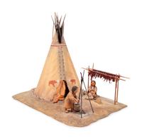 Wood Carved Plains Dioramas